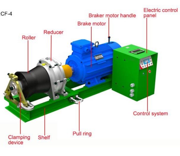 electrical-cable-winch structure