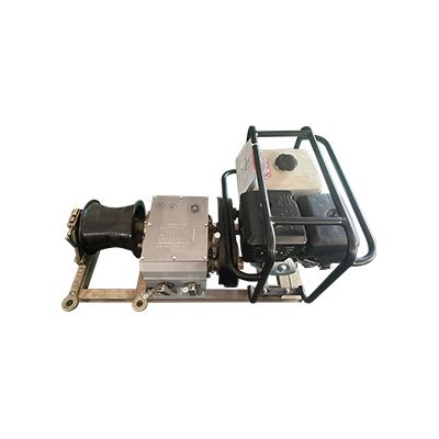 Gasoline type cable winch