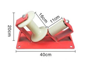 V-type double corner pulley