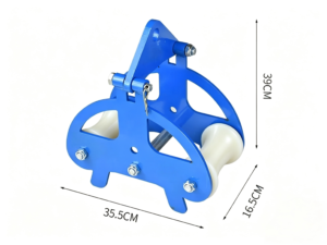 Two Wheel Hook Cable Roller